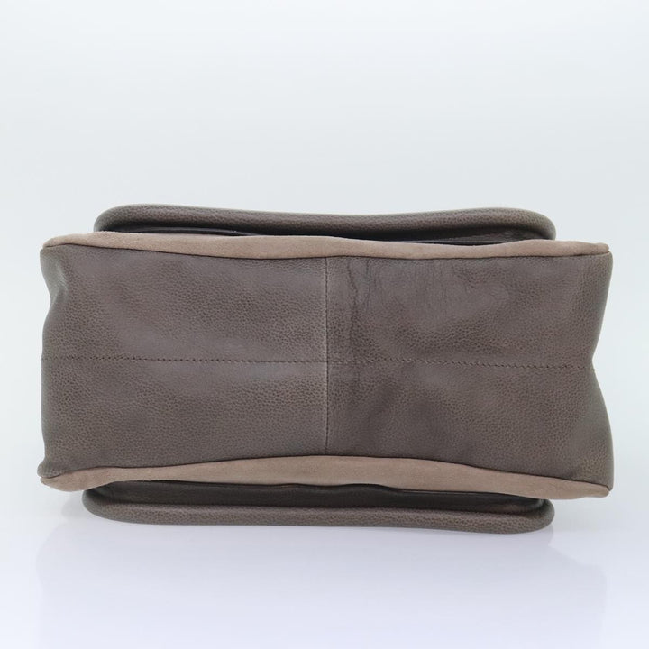 Chloe Paraty Tote Bag Leather Suede 2way Gray am6848