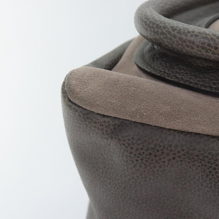 Chloe Paraty Tote Bag Leather Suede 2way Gray am6848