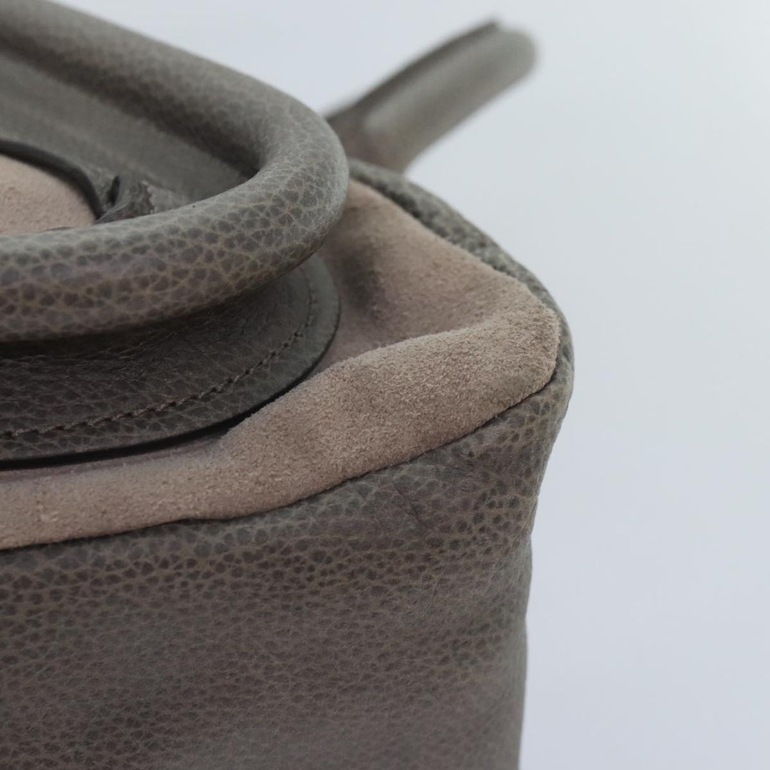 Chloe Paraty Tote Bag Leather Suede 2way Gray am6848