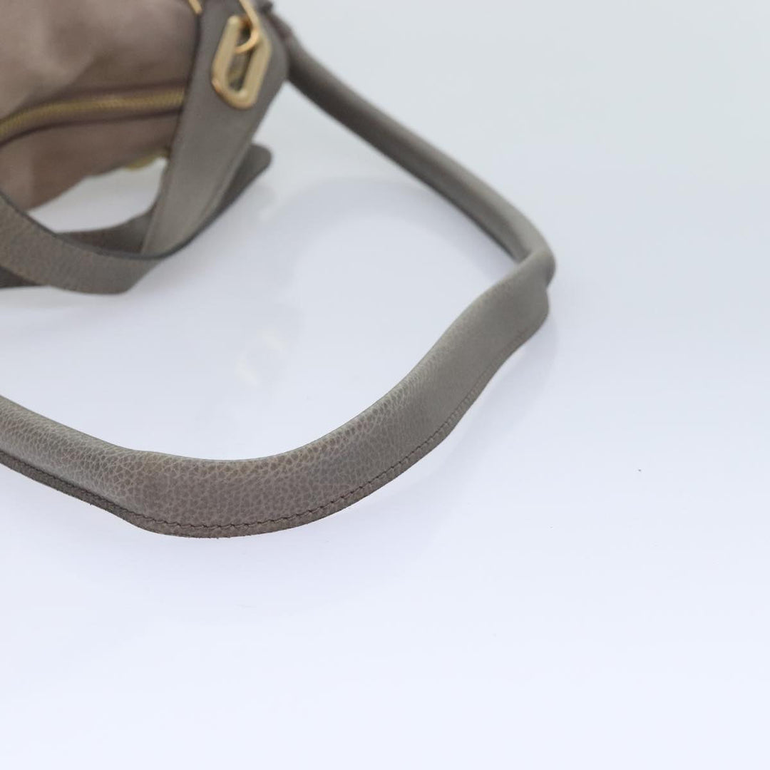 Chloe Paraty Tote Bag Leather Suede 2way Gray am6848