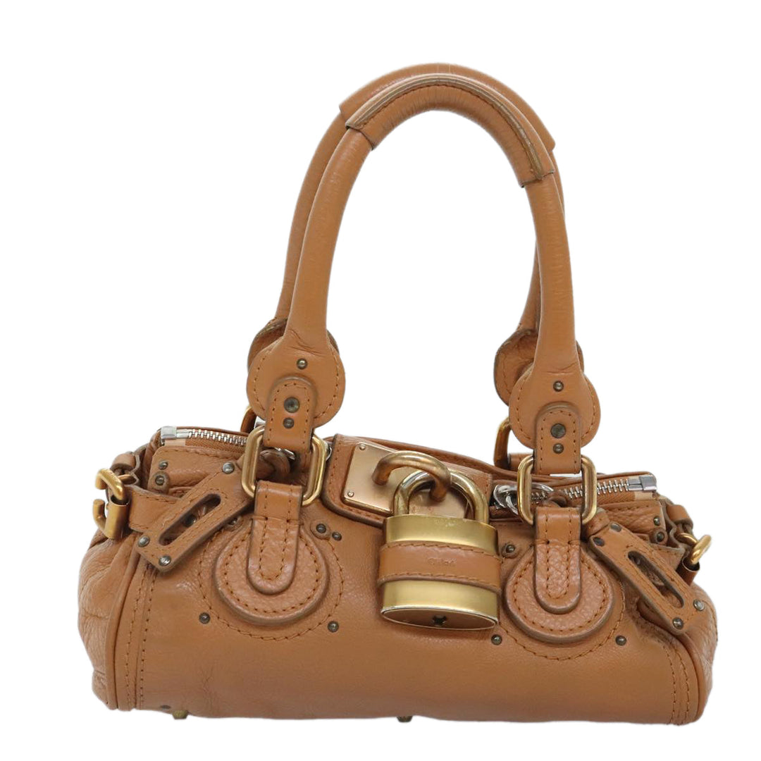 Chloe Paddington mini Hand Bag Leather Brown am6913