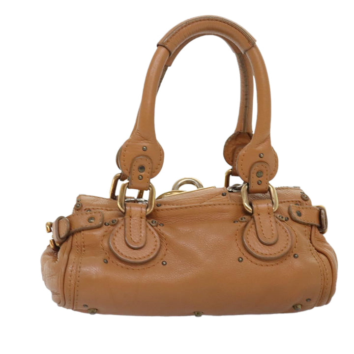 Chloe Paddington mini Hand Bag Leather Brown am6913