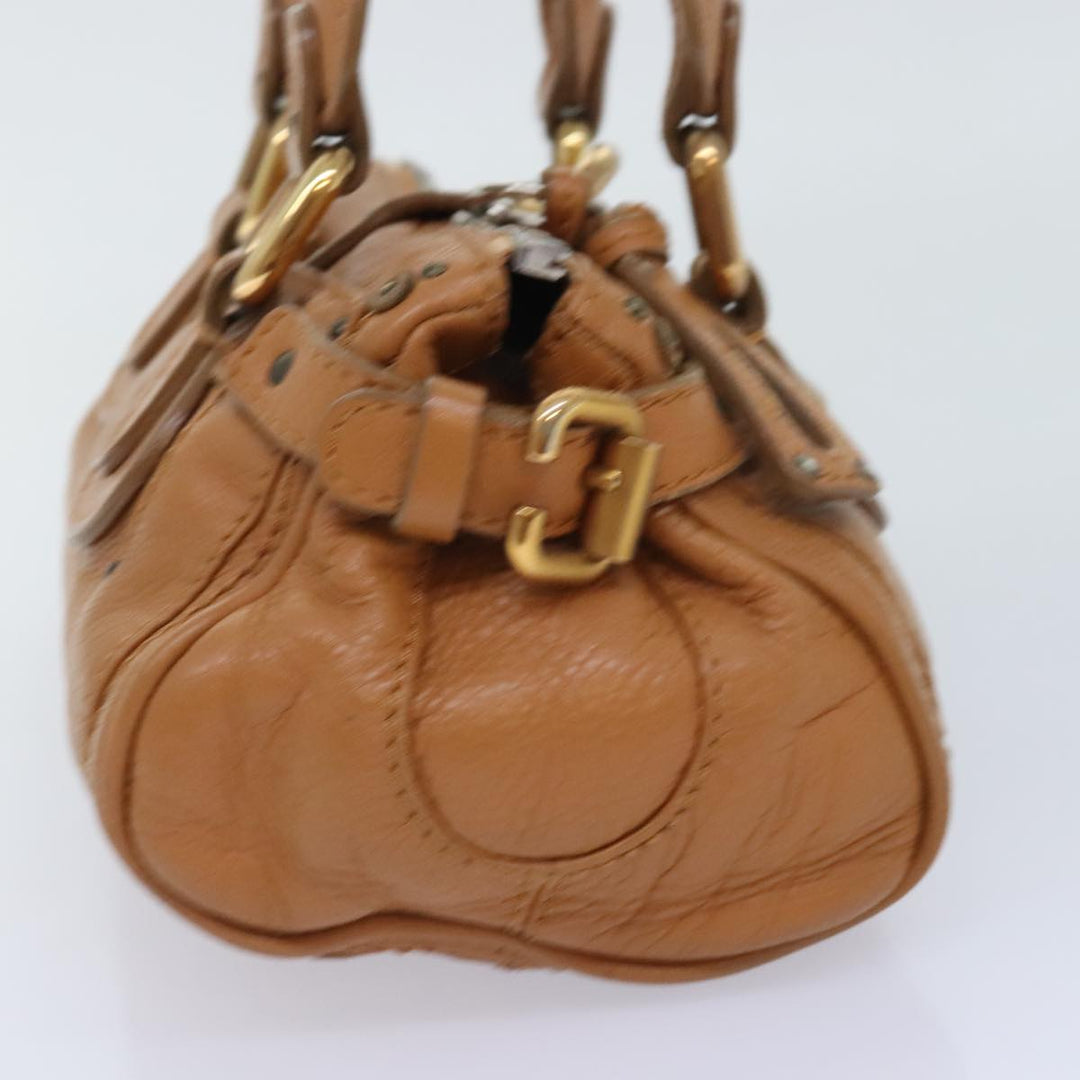 Chloe Paddington mini Hand Bag Leather Brown am6913