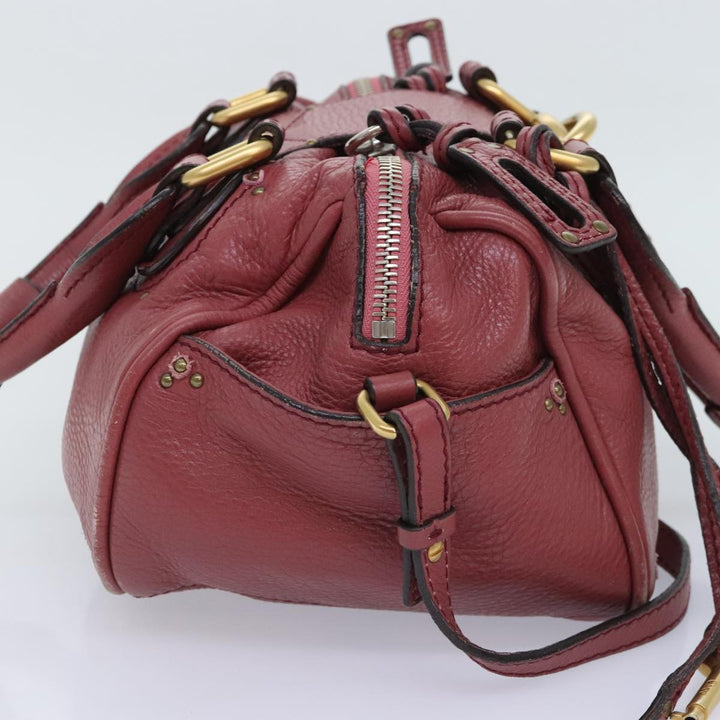 Chloe Paddington Hand Bag Leather 2way Pink am6917