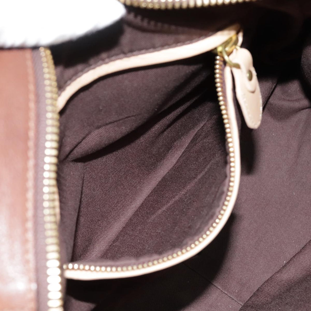 Chloe Paraty Hand Bag Leather Brown am6920