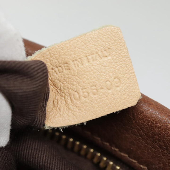 Chloe Paraty Hand Bag Leather Brown am6920