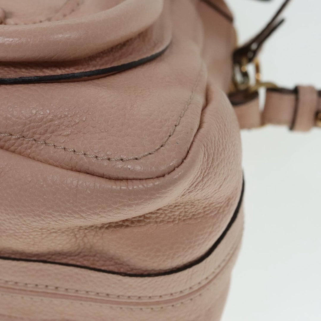 Chloe Paraty Hand Bag Leather 2way Pink am6963