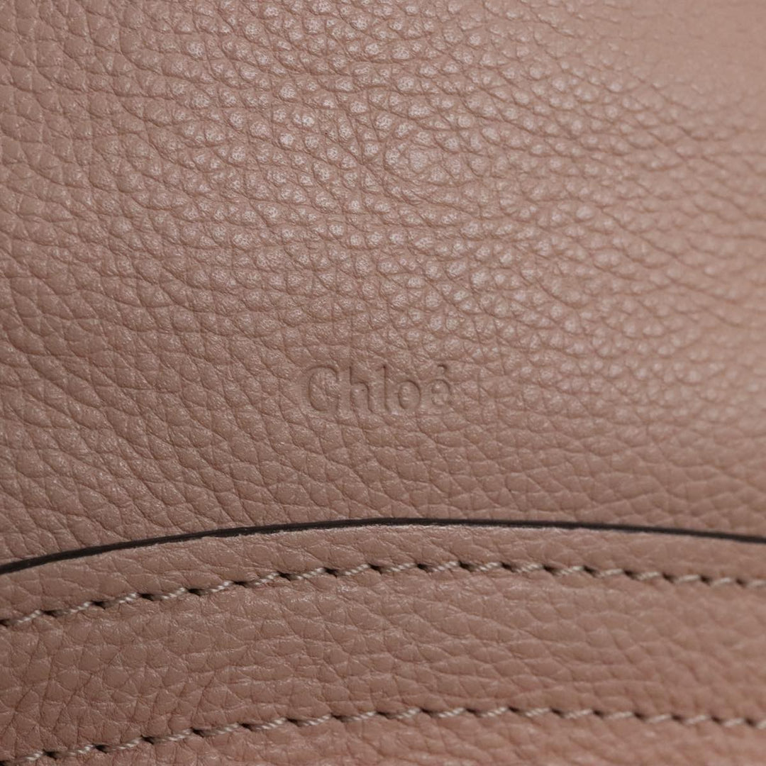 Chloe Paraty Hand Bag Leather 2way Pink am6963