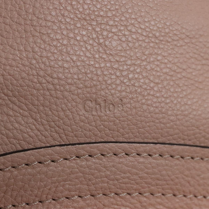 Chloe Paraty Hand Bag Leather 2way Pink am6963