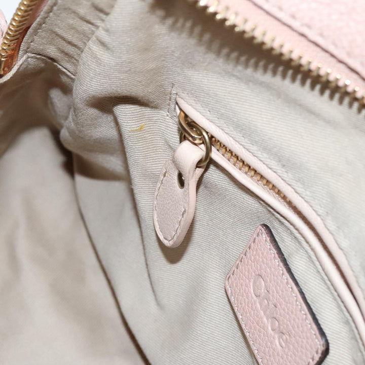 Chloe Paraty Hand Bag Leather 2way Pink am6963