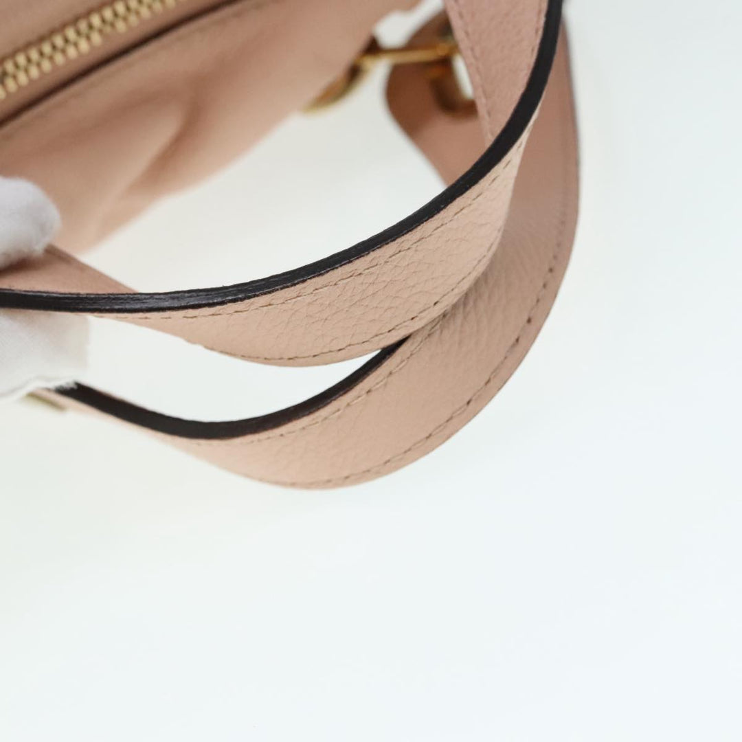 Chloe Paraty Hand Bag Leather 2way Pink am6963