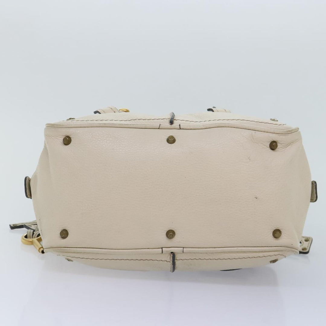 Chloe Paddington Hand Bag Leather Beige am6965
