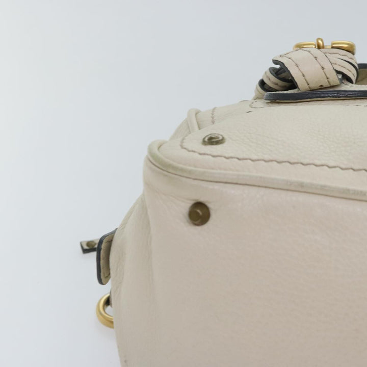 Chloe Paddington Hand Bag Leather Beige am6965