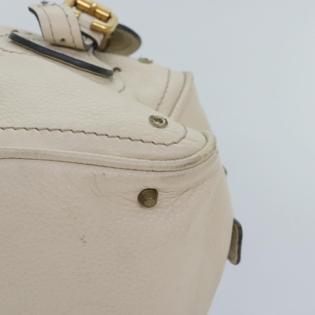 Chloe Paddington Hand Bag Leather Beige am6965