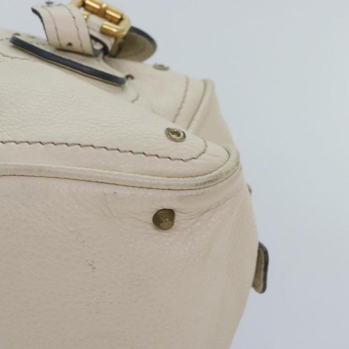 Chloe Paddington Hand Bag Leather Beige am6965