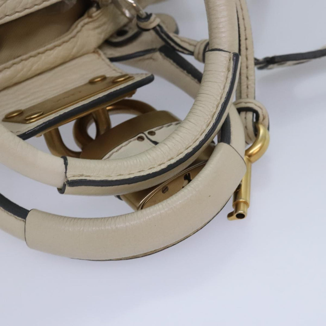 Chloe Paddington Hand Bag Leather Beige am6965