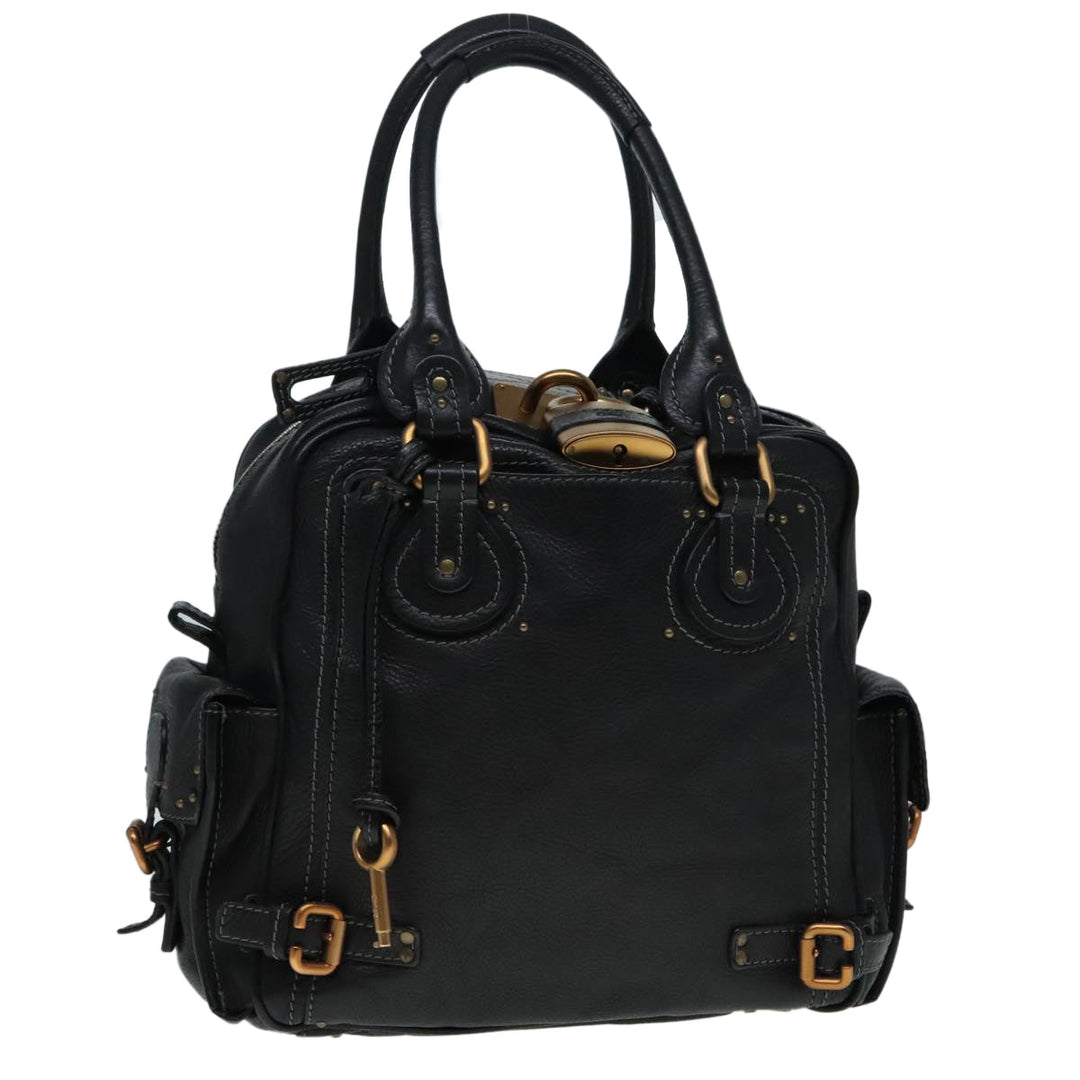 Chloe Paddington Shoulder Bag Leather Black am6968