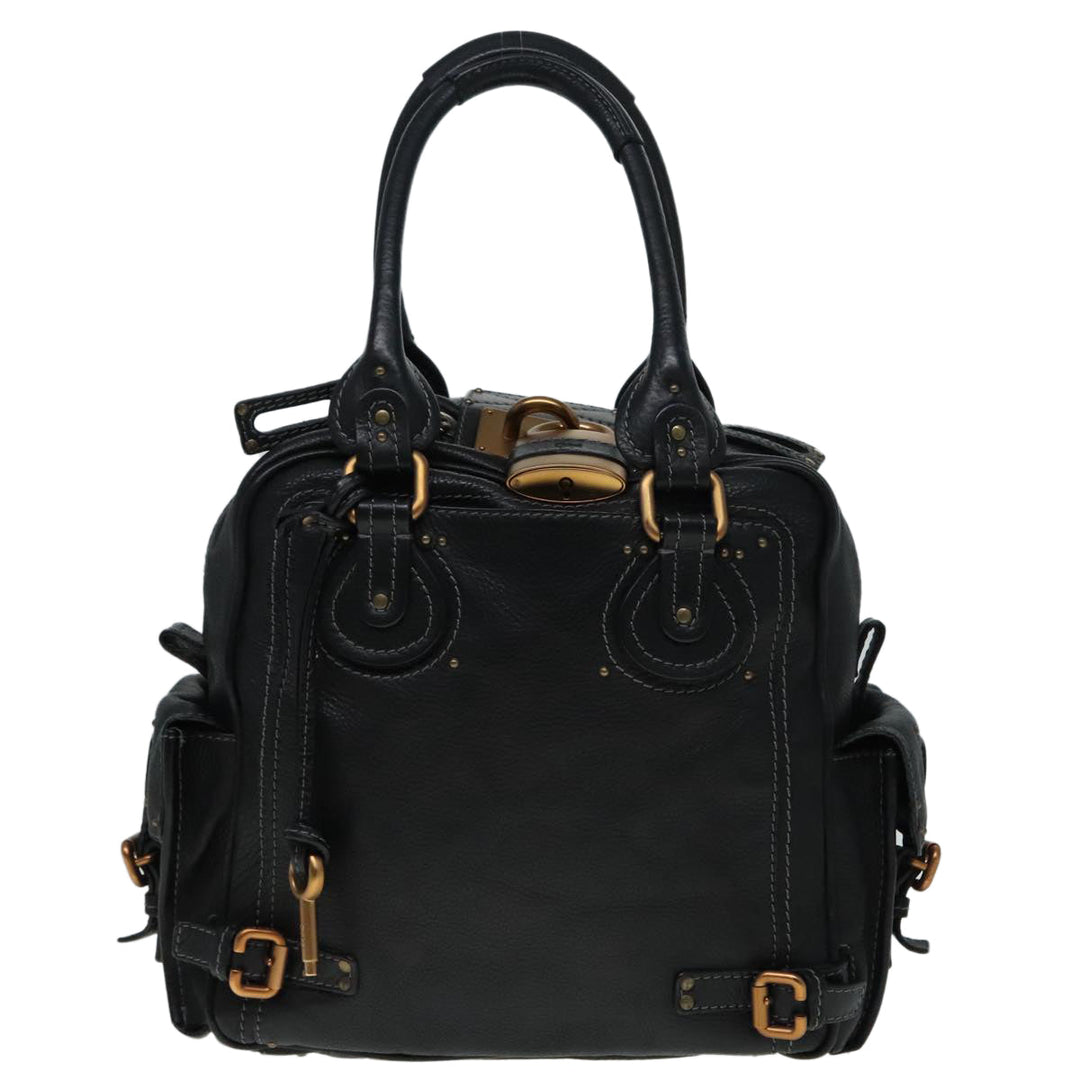 Chloe Paddington Shoulder Bag Leather Black am6968
