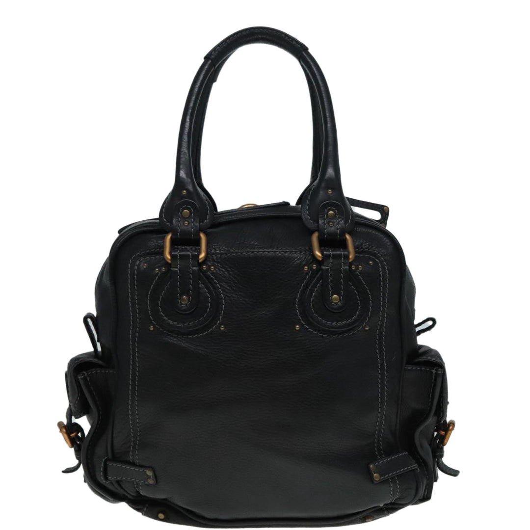 Chloe Paddington Shoulder Bag Leather Black am6968