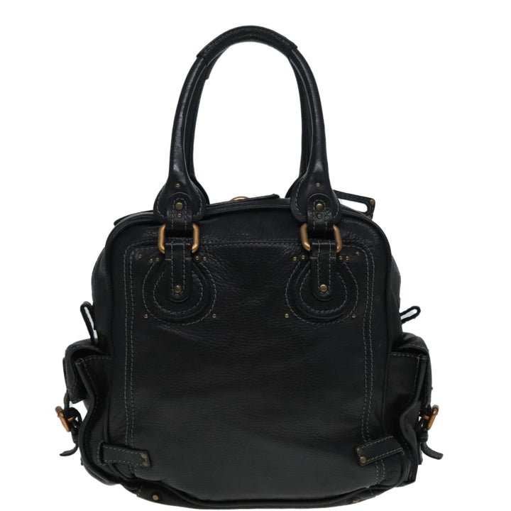 Chloe Paddington Shoulder Bag Leather Black am6968