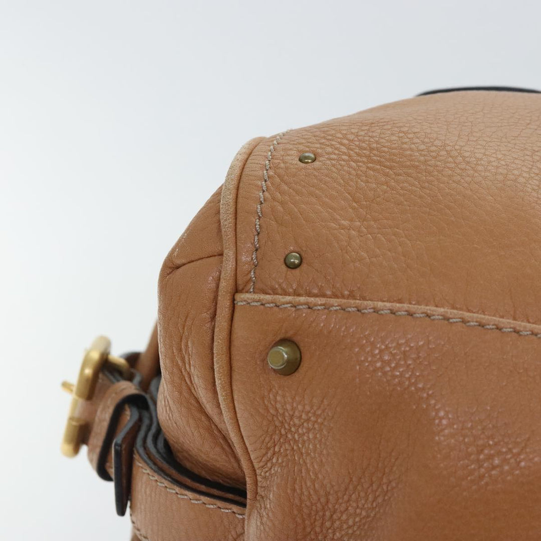 Chloe Paddington Shoulder Bag Leather Brown am6969