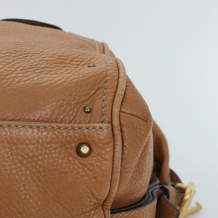 Chloe Paddington Shoulder Bag Leather Brown am6969
