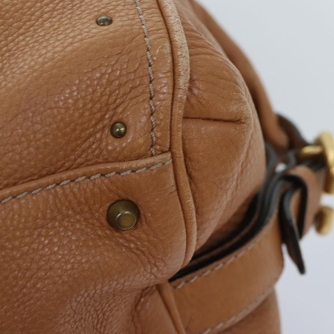 Chloe Paddington Shoulder Bag Leather Brown am6969