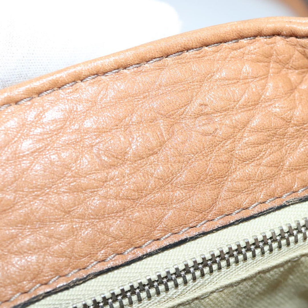 Chloe Paddington Shoulder Bag Leather Brown am6969