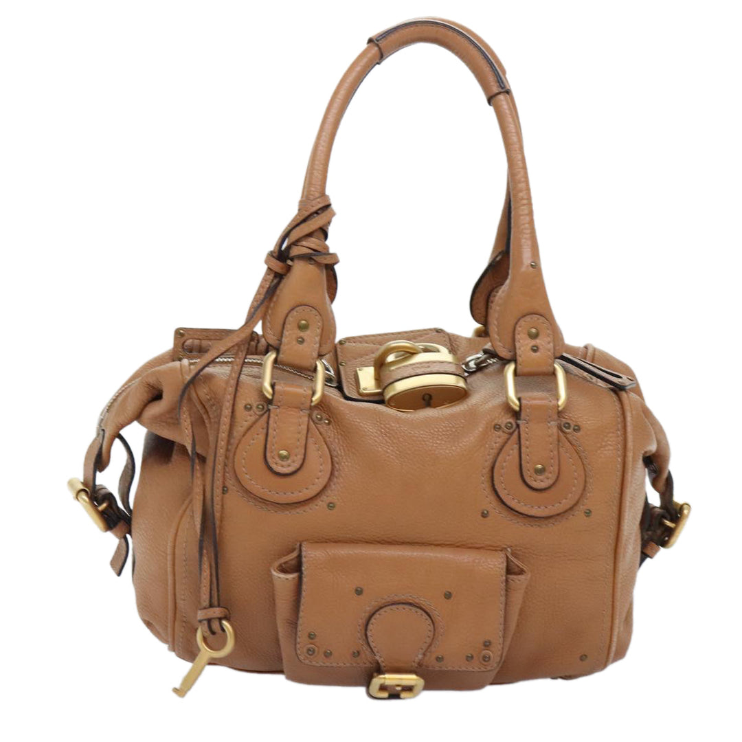 Chloe Paddington Shoulder Bag Leather Brown am6969