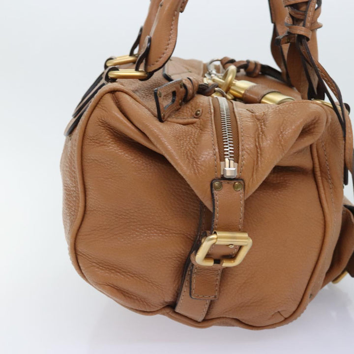 Chloe Paddington Shoulder Bag Leather Brown am6969