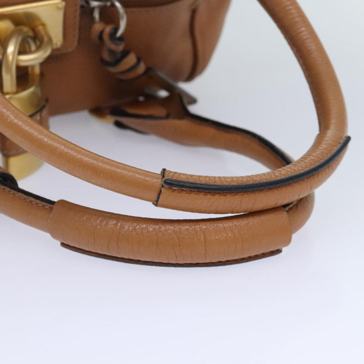Chloe Paddington Shoulder Bag Leather Brown am6969