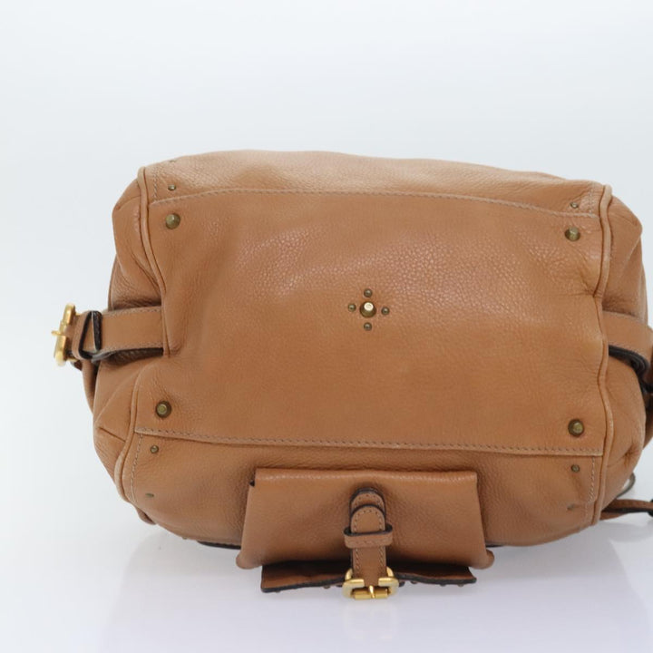 Chloe Paddington Shoulder Bag Leather Brown am6969