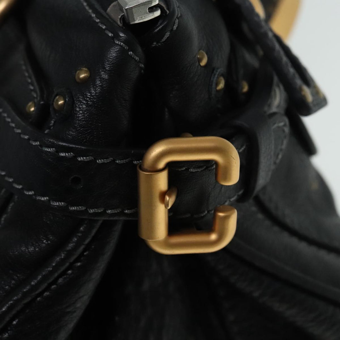 Chloe Paddington Hand Bag Leather Black am6970