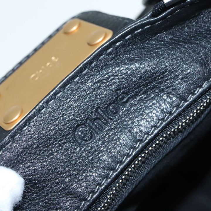 Chloe Paddington Hand Bag Leather Black am6970