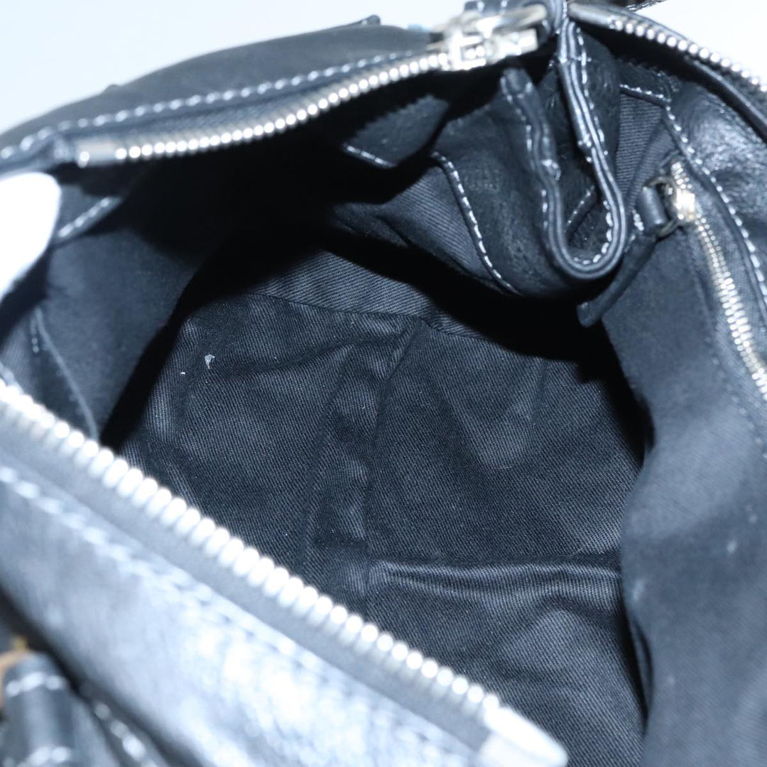 Chloe Paddington Hand Bag Leather Black am6970