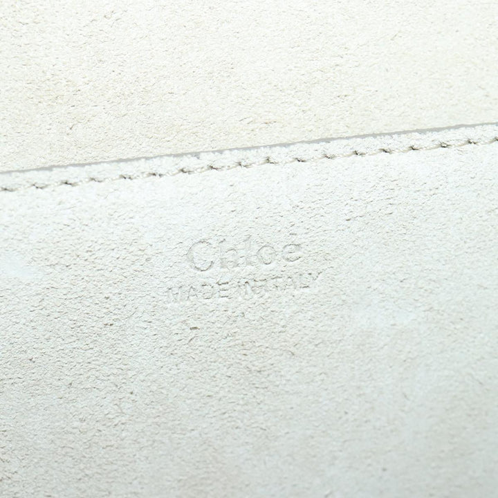 Chloe Drew Hand Bag Enamel 2way Brown Gold am6981