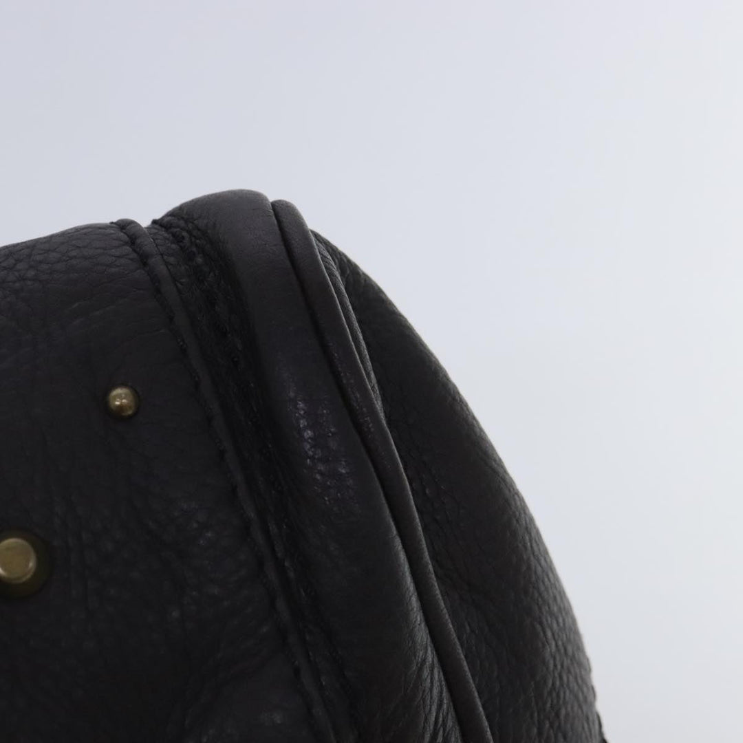 Chloe Paddington Hand Bag Leather Brown Gold Silver am7035