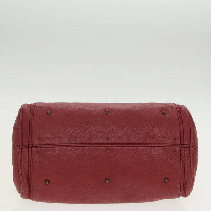 Chloe Paddington Hand Bag Leather Pink Gold am7082