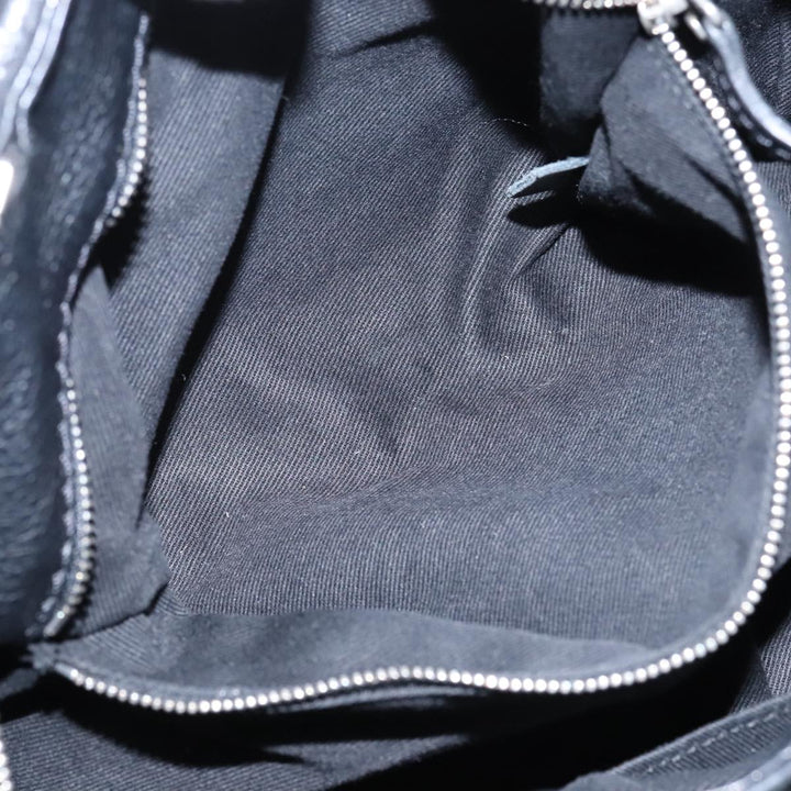 Chloe Paddington Hand Bag Leather Black Gold am7083