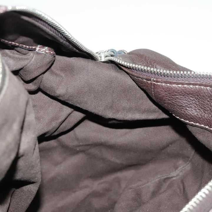 Chloe Paddington Shoulder Bag Leather Brown Gold am7085