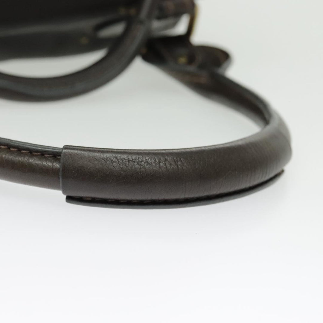 Chloe Paddington Shoulder Bag Leather Brown Gold am7085