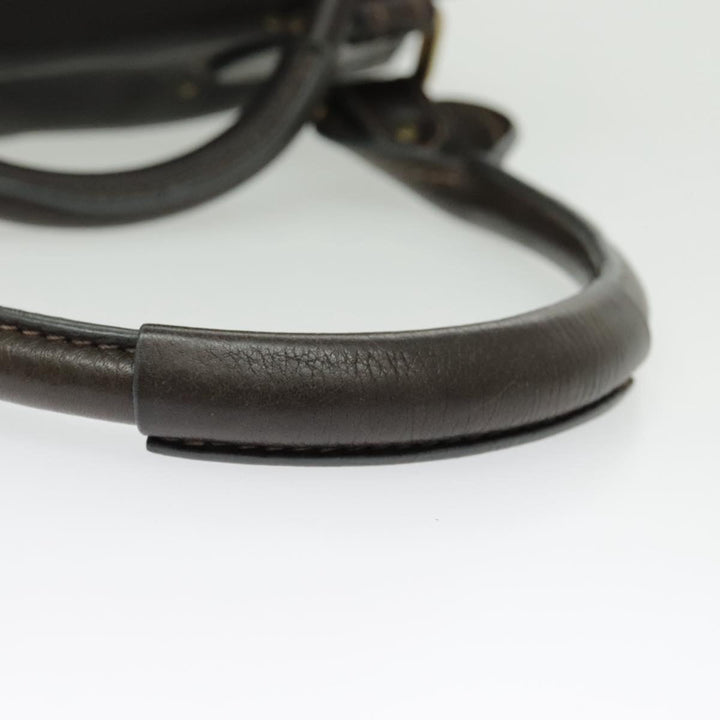 Chloe Paddington Shoulder Bag Leather Brown Gold am7085