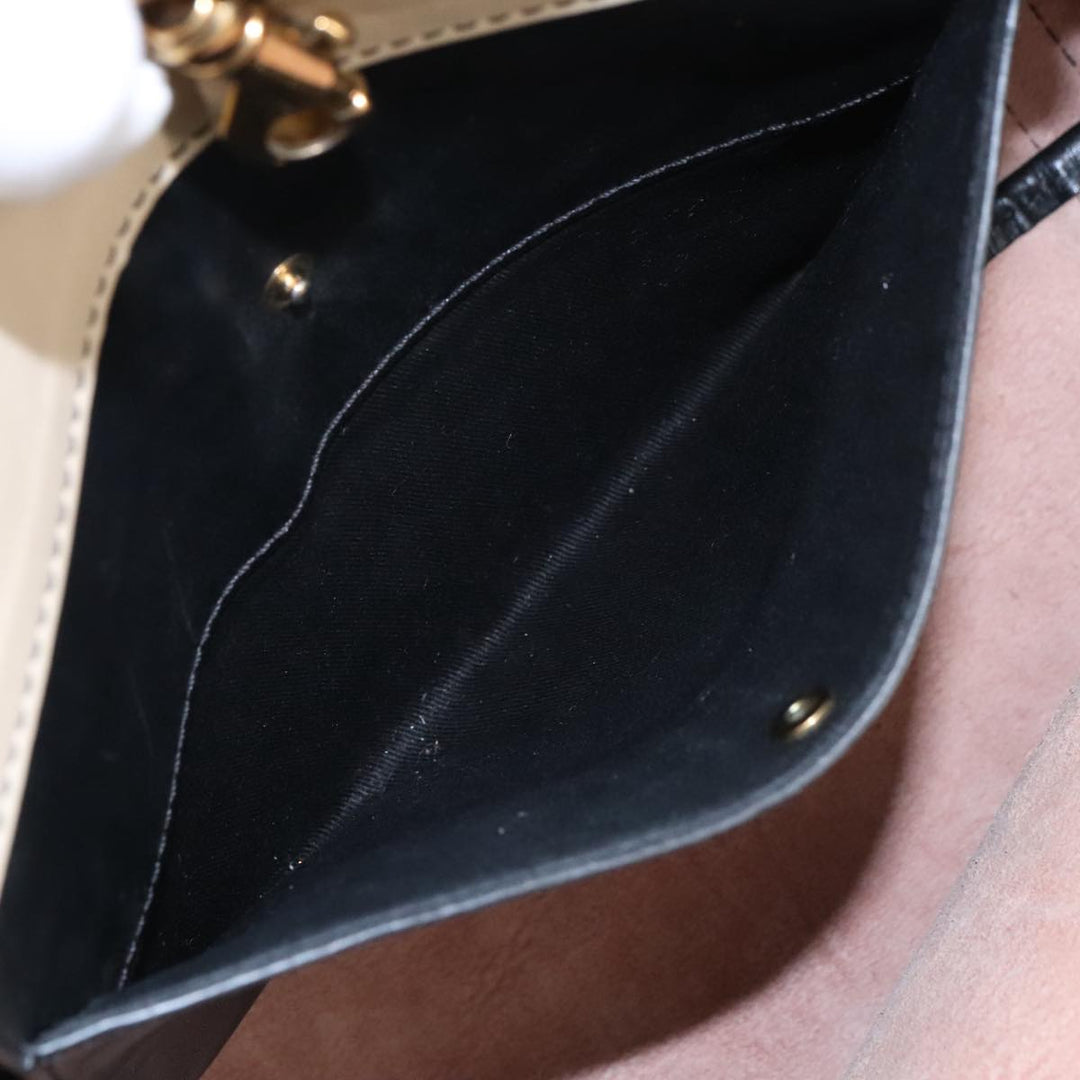 Chloe Alison Tote Bag Leather Pink Black Gold am7274