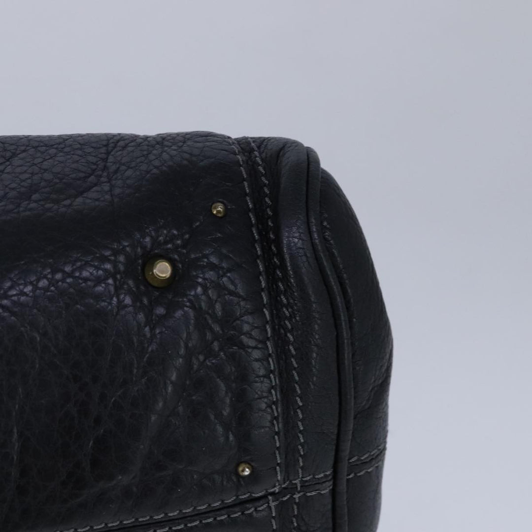 Chloe Paddington Hand Bag Leather Black am7342