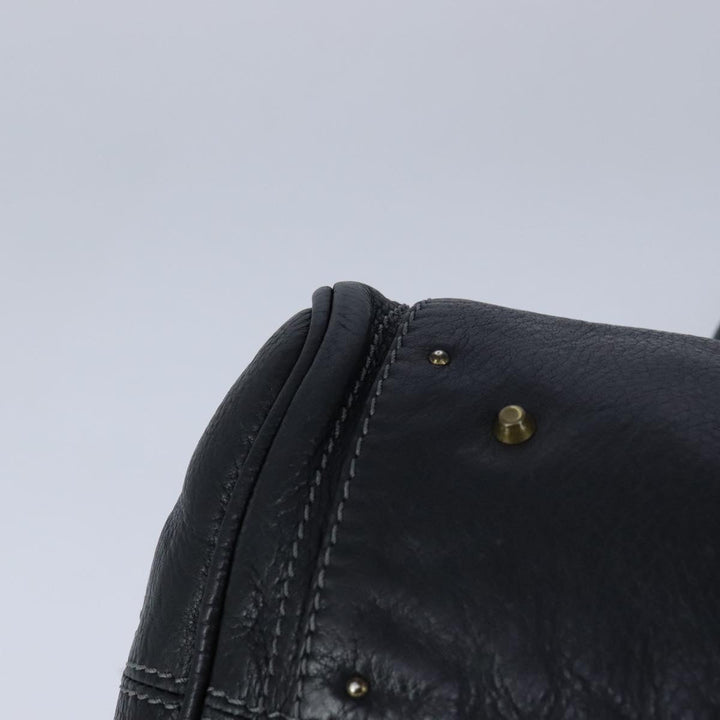 Chloe Paddington Hand Bag Leather Black am7342
