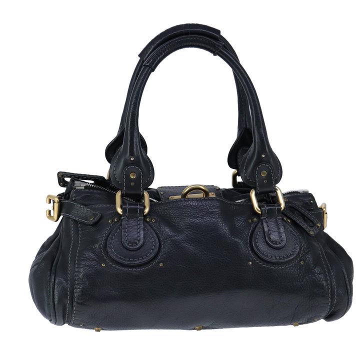 Chloe Paddington Hand Bag Leather Black am7342