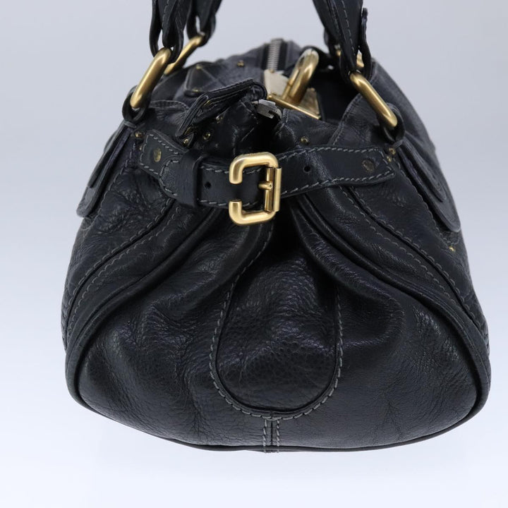 Chloe Paddington Hand Bag Leather Black am7342