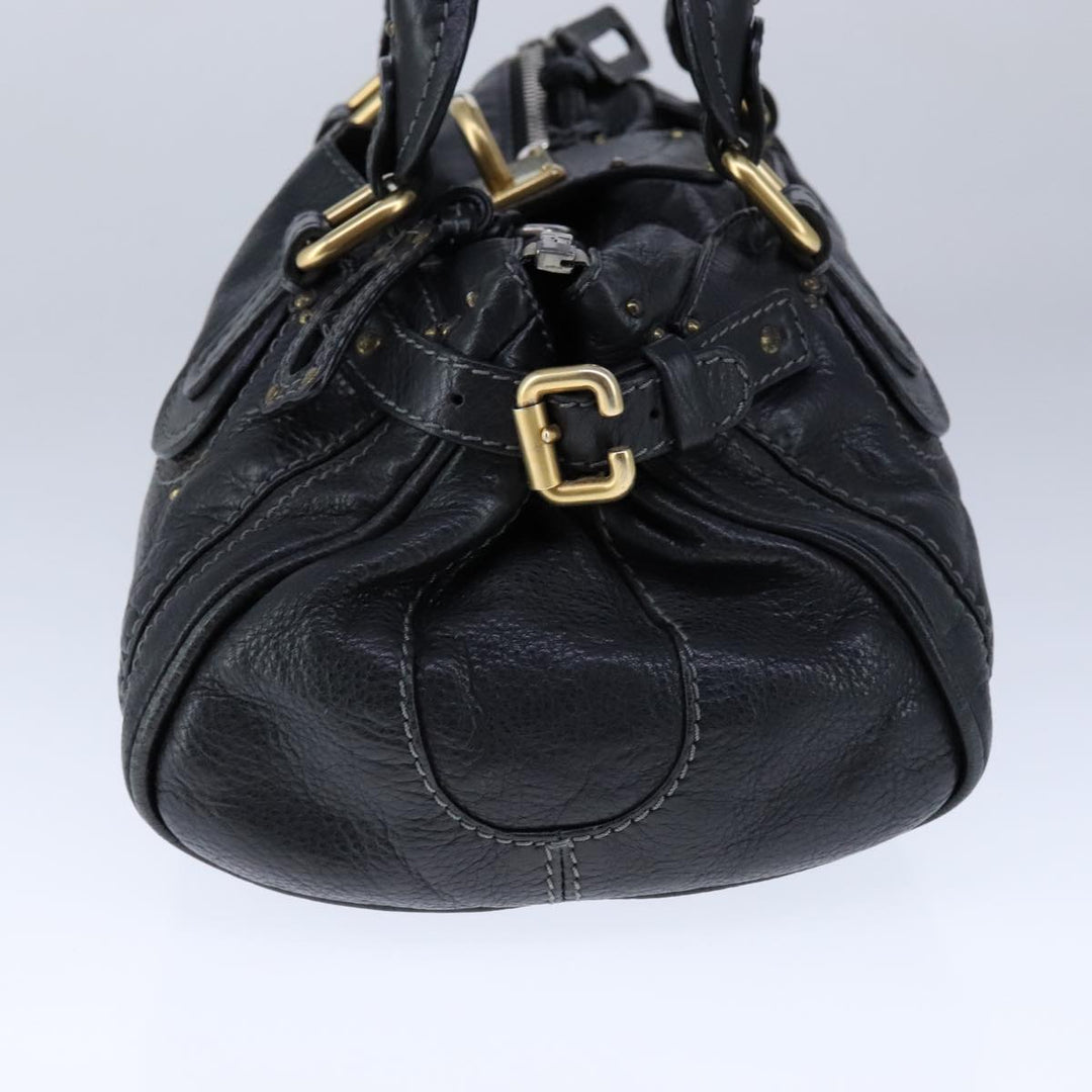 Chloe Paddington Hand Bag Leather Black am7342