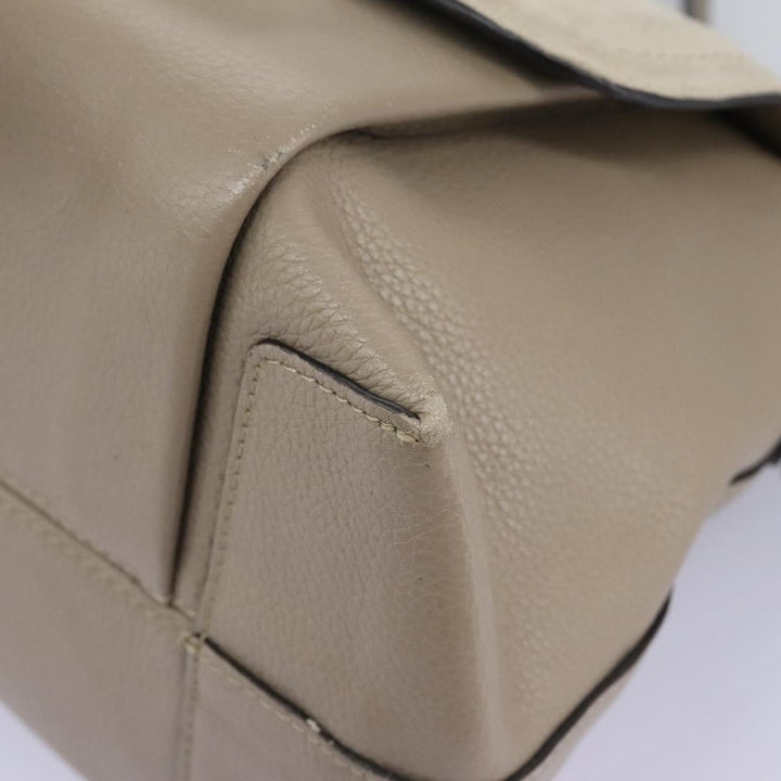 See by Chloe Shoulder Bag Leather Suede 2way Beige Gold am7344
