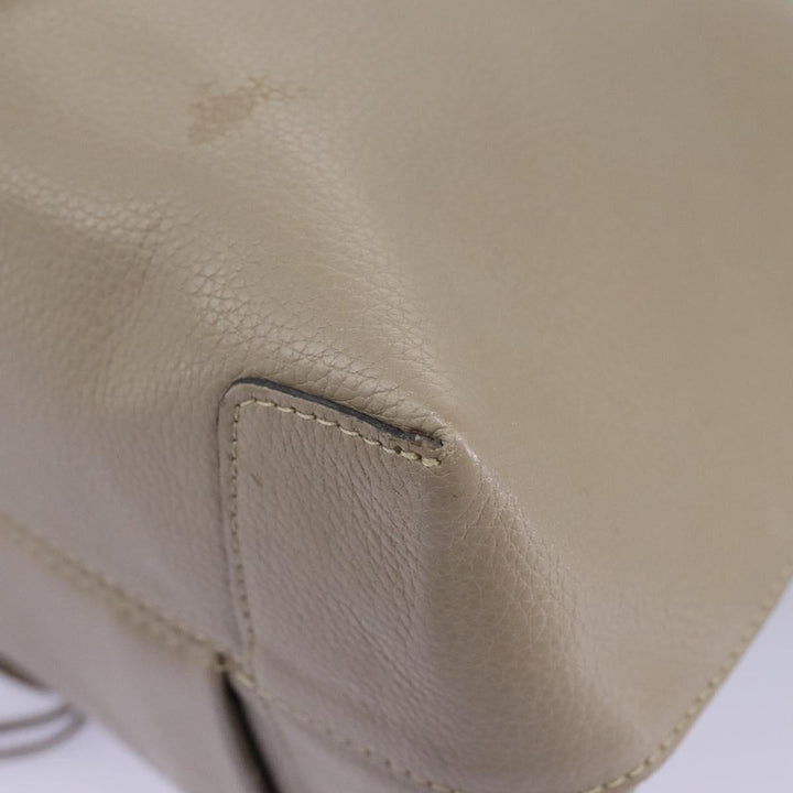 See by Chloe Shoulder Bag Leather Suede 2way Beige Gold am7344